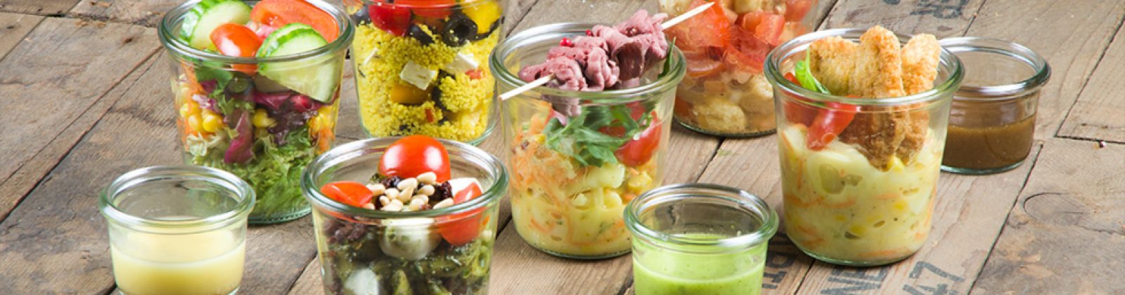 Kreatives Catering im Weckglas