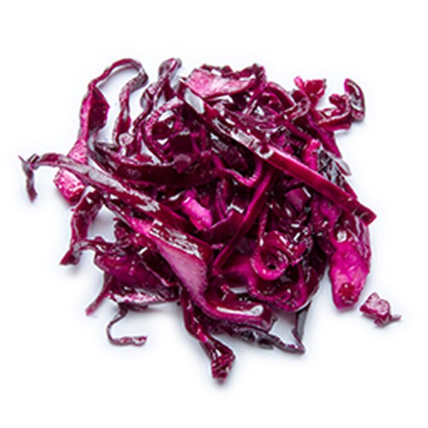 verfeinerter Rotkohl