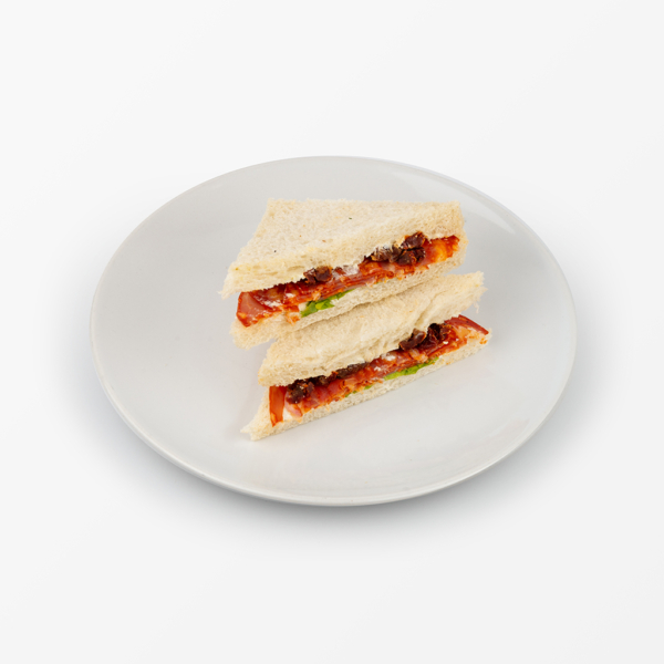 Sandwich-Ecken gemischt belegt