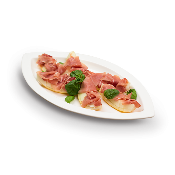 Platte Honigmelone mit Serrano