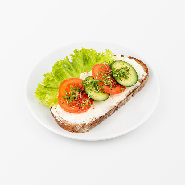 Bauernbrot Vegetarisch belegt
