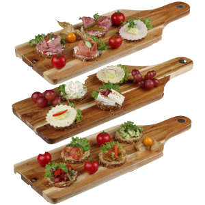 Canapes gemischt belegt (Bio-Brot)