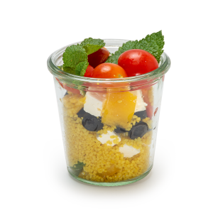 Couscous Salat im Weckglas