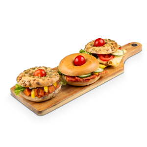 Bagels gemischt belegt