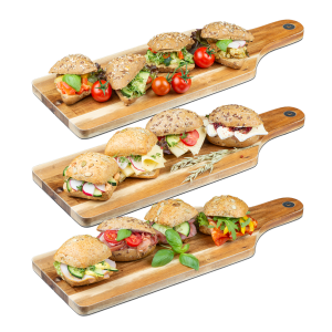 Kleine Brötchen gemischt belegt