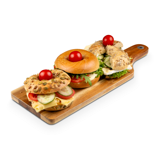 Bagels vegetarisch belegt