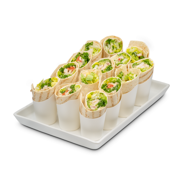 Halber Caesar's Wrap mit Huhn (mind. 10 Stück)