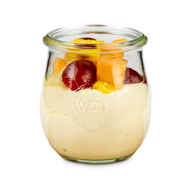 Joghurt mit Obstsalat