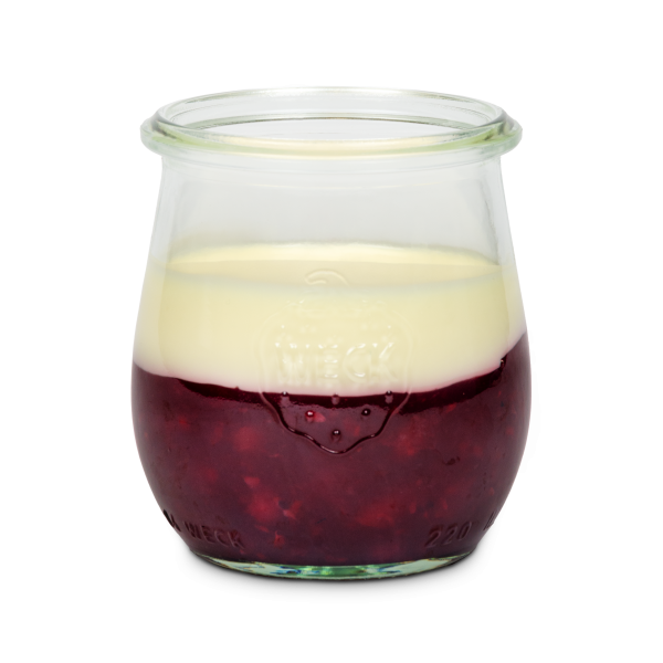 Rote Grütze mit Vanillesauce
