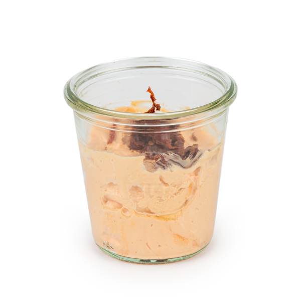 Brotaufstrich / Dip im Weckglas (250ml): Frischkäse-Pesto (rot)