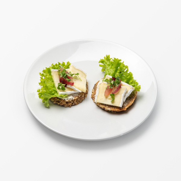 Canapes Vegetarisch belegt (Bio-Brot)