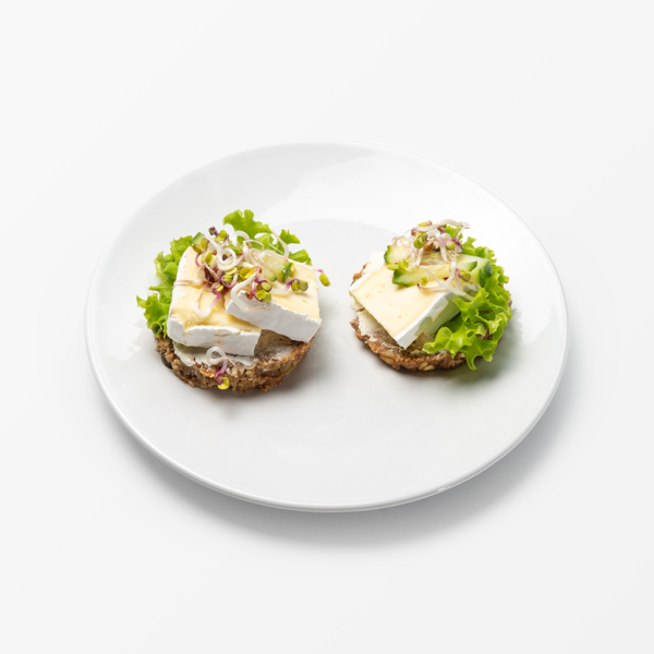 Canapes Vegetarisch belegt (Bio-Brot)