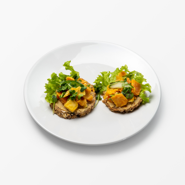 Canapes Vegetarisch belegt (Bio-Brot)