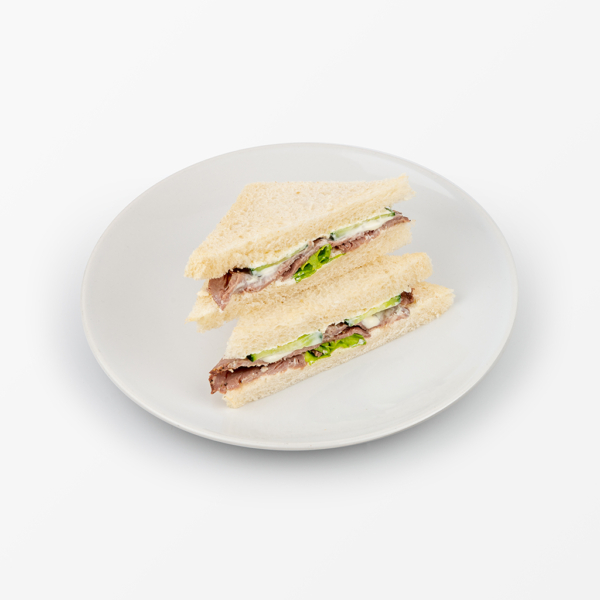 Sandwich-Ecken gemischt belegt