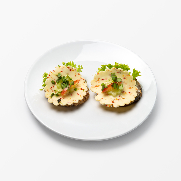 Canapes Vegetarisch belegt (Bio-Brot)