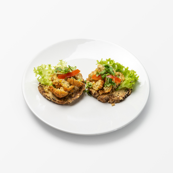 Canapes Vegetarisch belegt (Bio-Brot)