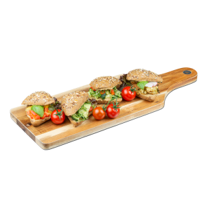 Kleine Brötchen Vegan belegt